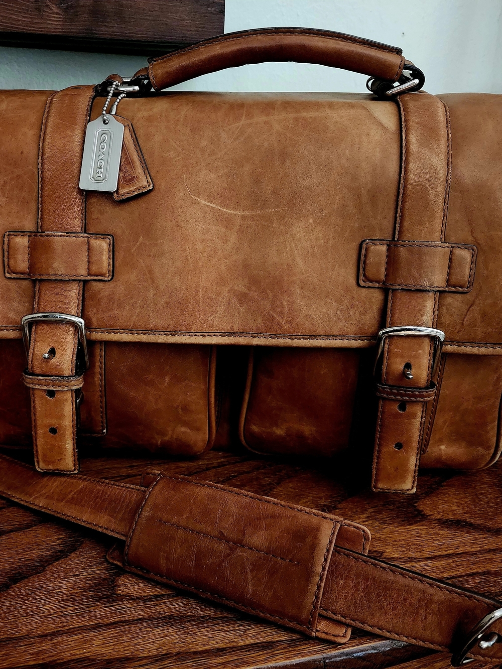 💼 Vintage Coach Taylor Leather Briefcase (Style 5241)